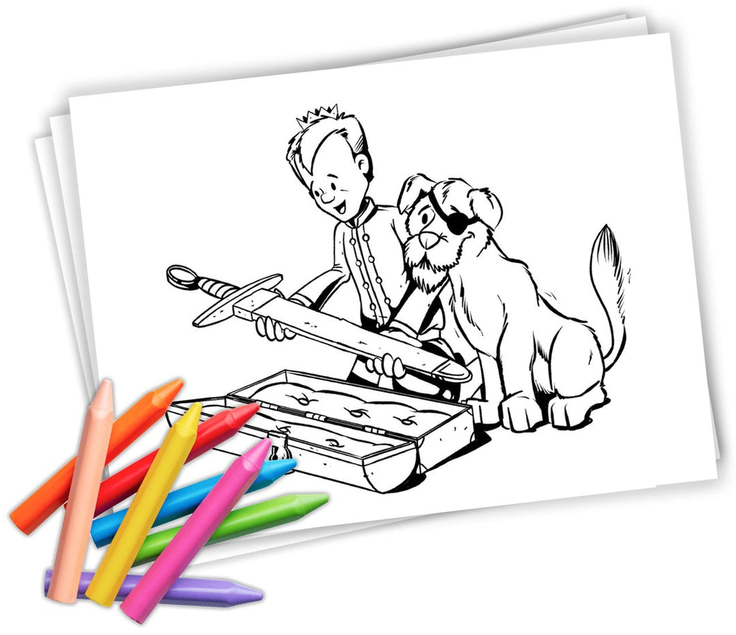 Printable Coloring Pages - Free (Digital Download)