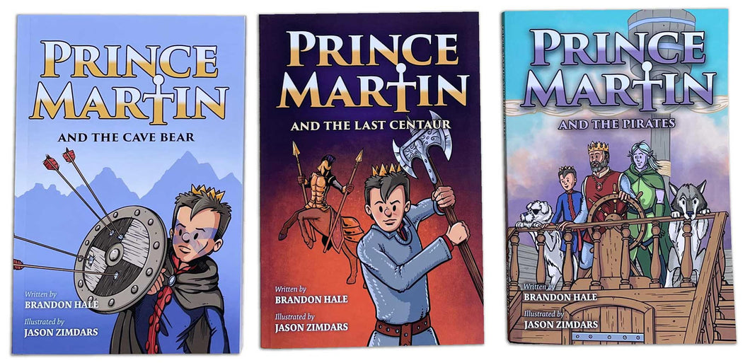 Prince Martin Epic (3 paperback book set) (Books 4-6)